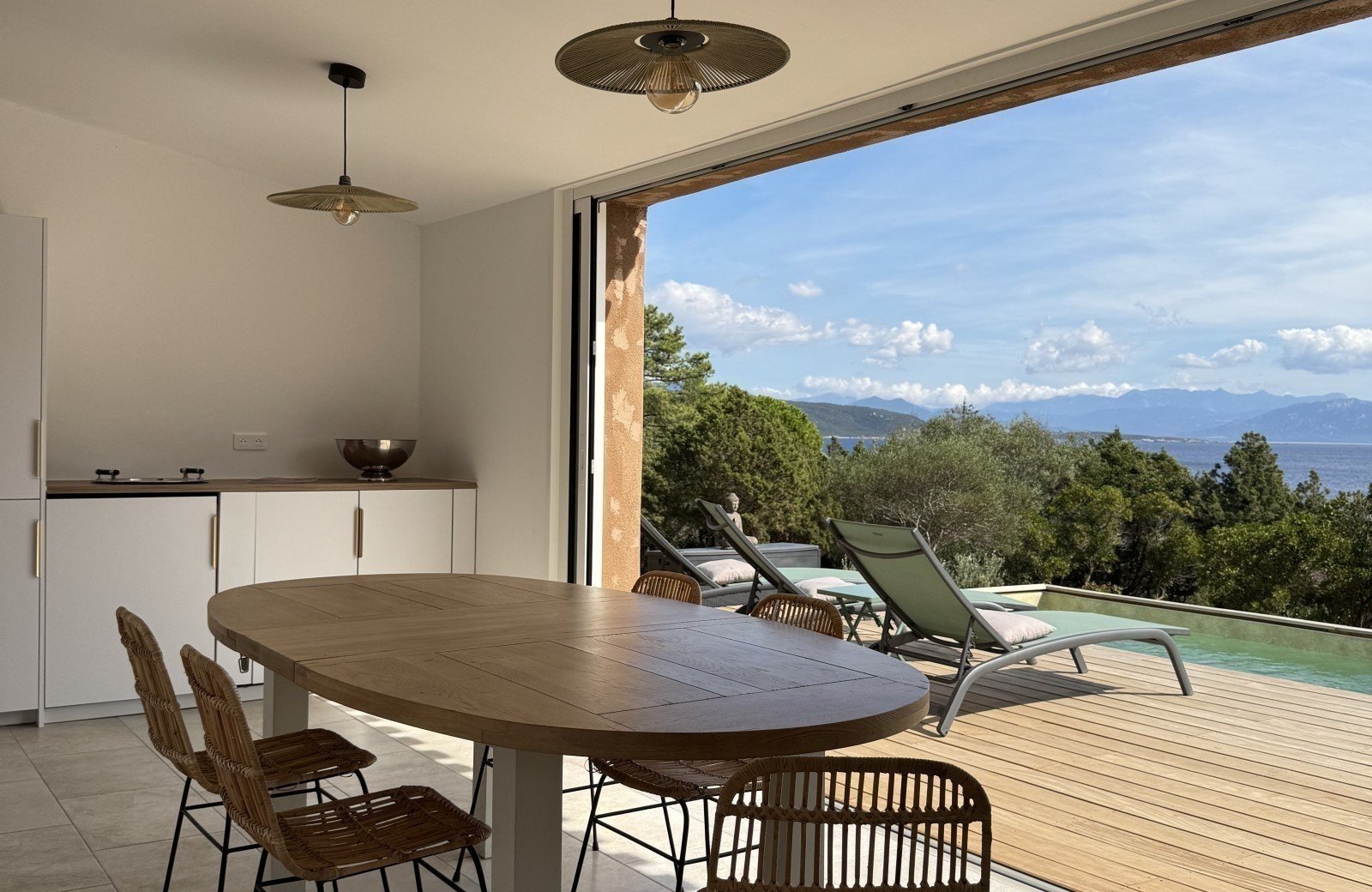 Uitzicht woning Corsica - fotografie tips Basic Travel