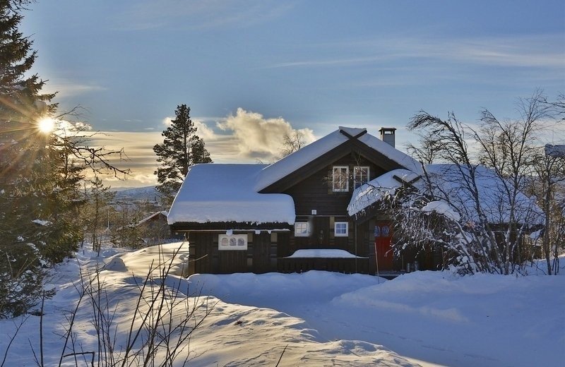 Vakantiehuizen in de sneeuw