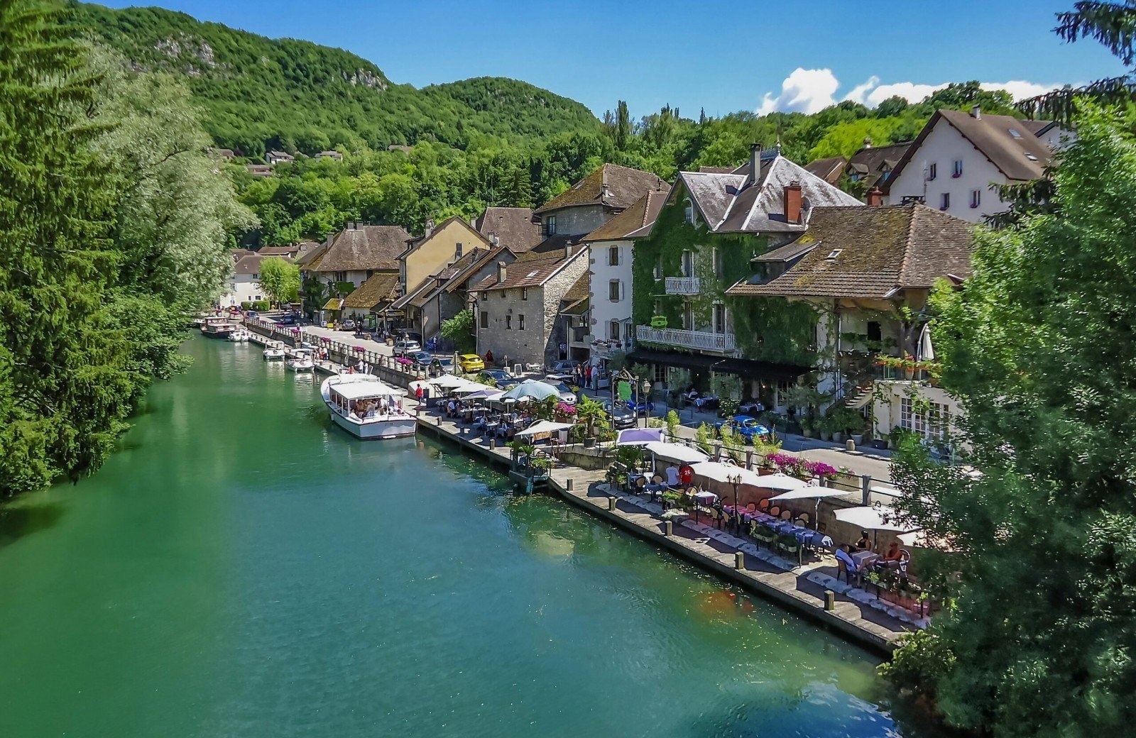 De bergen van de Rhône-Alpen