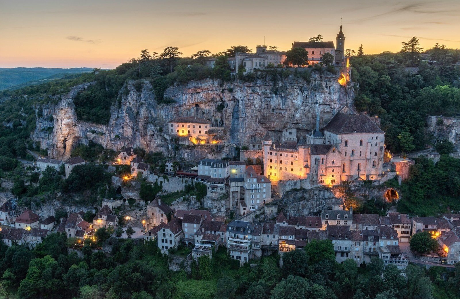 religieuze pelgrimsdorp Rocamadour