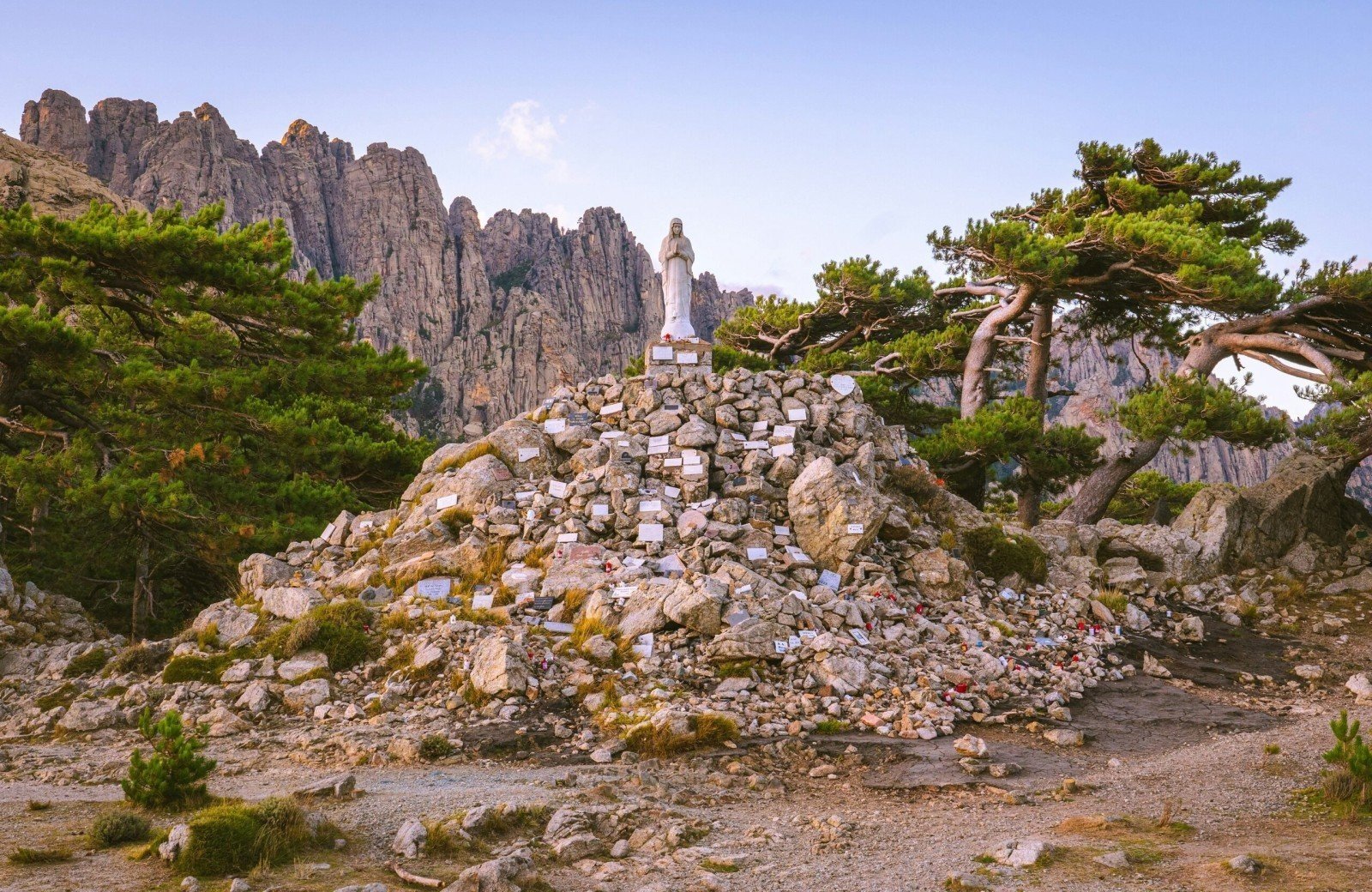 De Col de Bavella bergpas op Corsica