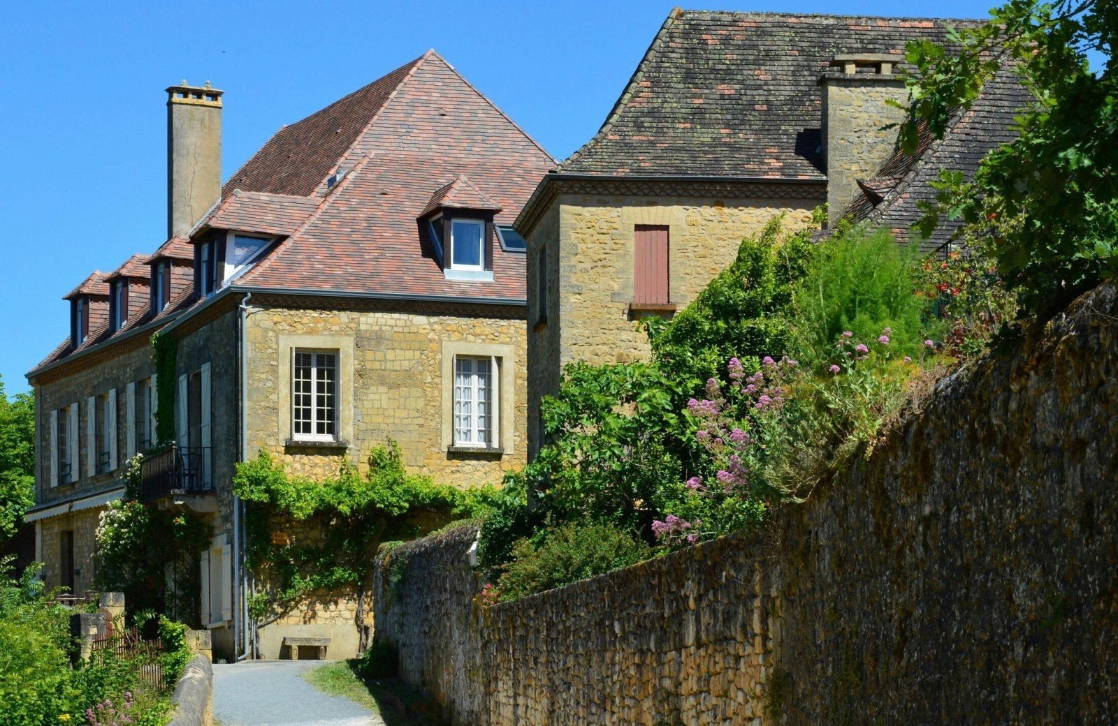 Middeleeuws dorp Domme, Frankrijk 